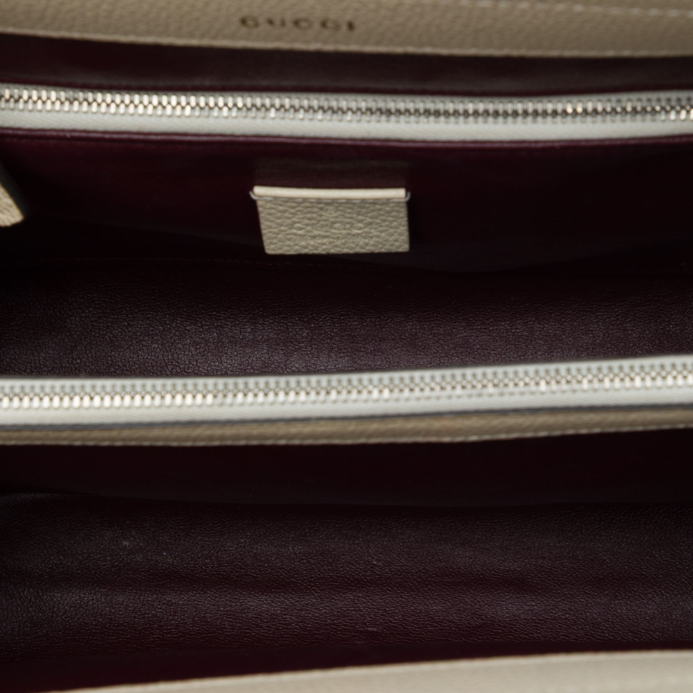 Pre-Loved Gucci Small Grained Calfskin Zumi Top Handle Bag - Picture 4 of 6